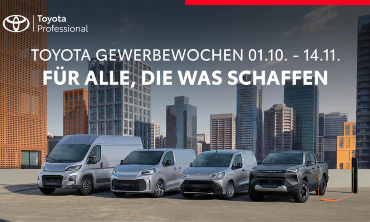 Toyota Gewerbewochen 2026 | Angebote für Gewerbekunden